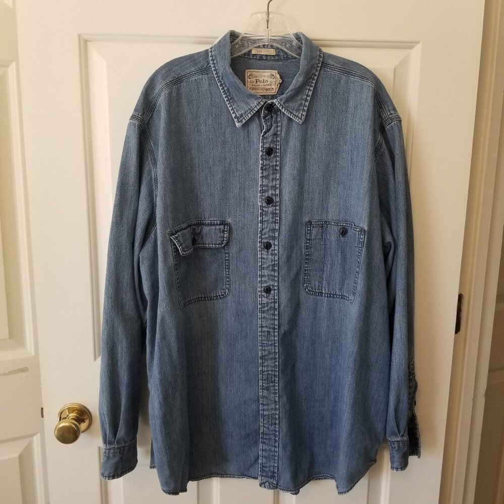 POLO RALPH LAUREN True Indigo Shirt 2XB